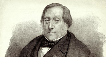 Gioachino Rossini (1792-1868) by Émile Perrin